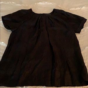 Club  Monaco Short sleeved black blouse